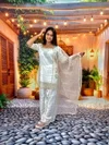 KF 6052 Kalaai Chinon Embroidery Kurti With Bottom Dupatta 